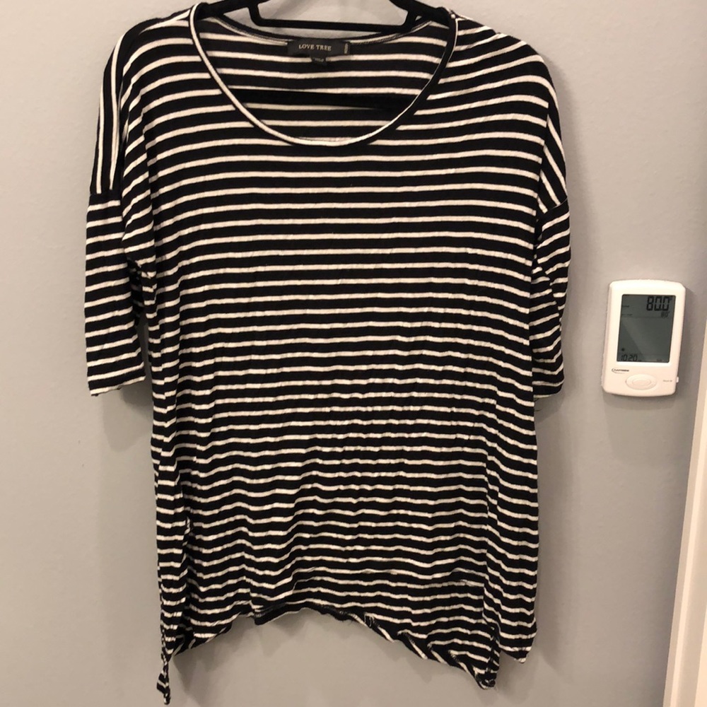 Love Tree Striped Tunic